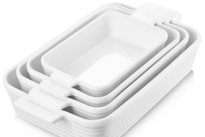 Auflaufform Keramische Set von 4 tiefen