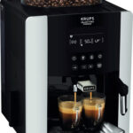 Krups Arabica Kaffeevollautomat Kaffeemaschine Schwarz Silber