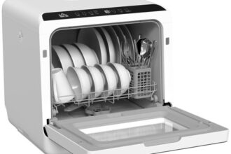Mini Geschirrspüler 6L Spülmaschine Tischgeschirrspüler Freistehender