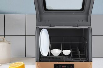 Mini Spülmaschine 35cm Geschirrspüler Tischgeschirrspüler freistehen