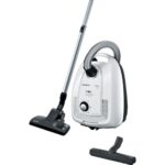 Siemens VSZ4GM338 Staubsauger Silber/Weiß mit Beutel