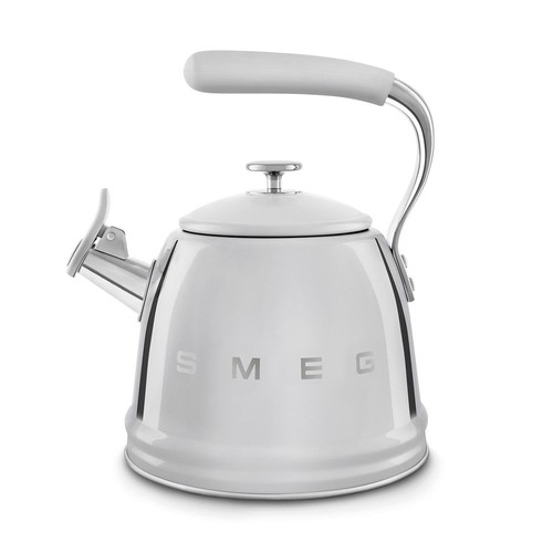 smeg WKF01SS Wasserkocher (2,3 Liter, Edelstahl,