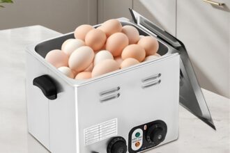 Eierkocher Elektrisch 0-60 Eier Heizplatte 2600W