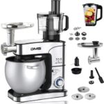 DMS® 5in1 Edelstahl Küchenmaschine Fleischwolf Zerkleinerer