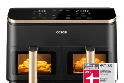 Airfryer, Mit Sichtfenster, 8,5L Heißluftfritteuse 2