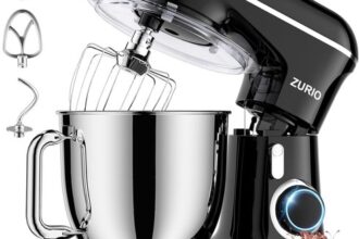 Küchenmaschine 1300W 5,5L Rührmaschine 10-Gang mit