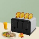 4 Scheiben Toaster Freistehend Elektrisch Toaster