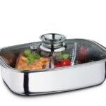 KÜCHENPROFI Aromabräter Dampfgarer Edelstahl 36 cm
