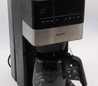 Krups KM8428 Grind Aroma Schwarz, Filterkaffeemaschine,