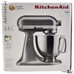 KitchenAid Artisan 4,8L Küchenmaschine Medaillon Silber