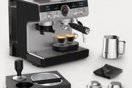 Krups Precision manuelle Siebträgermaschine mit Mahlwerk