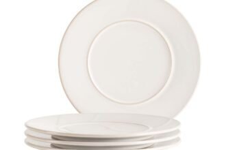 Mäser Dessertteller Set 4-tlg. "Unico" 21 cm, weiß