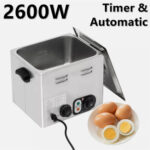 Eierkocher 2600W Edelstahl 60 Eier Frühstückseier