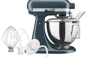 KitchenAid Küchenmaschine 5KSM95PSEBS, Blau Edelstahl 4,3