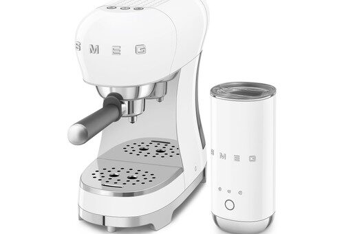 SMEG Set Espressomaschine und Milchaufschäumer Kaffeemaschine