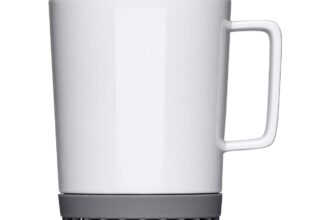 Mahlwerck Porzellanbecher 'Softpad Mug' 0,35 l, grau
