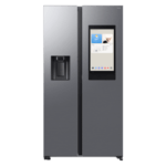 Samsung Family Hub™ RS97F Side by Side mit View Inside und Wassertank, EEK: E, 614 L Edelstahl
