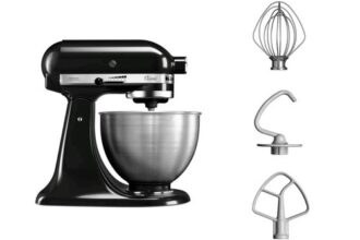 KitchenAid CLASSIC 4,3L Küchenmaschine - Onyx