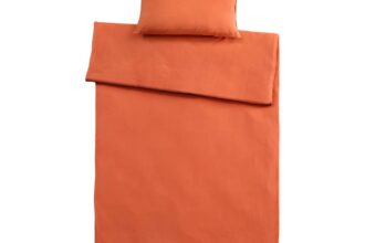 Bettwäsche "Single Jersey" aus Bio-Baumwolle 40 x 80 cm,/135 x 200 cm, chili