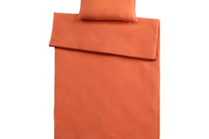 Bettwäsche "Single Jersey" aus Bio-Baumwolle 40 x 80 cm,/135 x 200 cm, chili