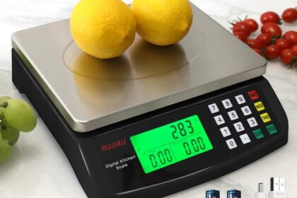 Digitale Küchenwaage 30kg Edelstahl mit LCD