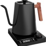 Vmotal Schwanenhals Wasserkocher 1L Edelstahl 1200W
