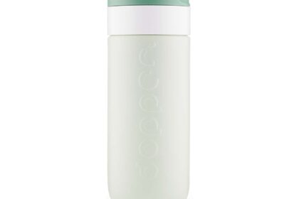 Dopper Isolierbecher "Travel Mug" 400 ml inkl. 1-farbigem Aufdruck, forest green