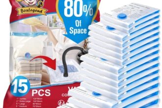 Vakuumbeutel Set 15 Stück Kleidung Bettwäsche