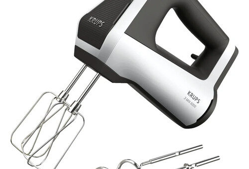 Krups GN6021 3Mix 6000 Handmixer Weiß
