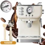 Espresso Maschine Kaffeemaschine Milchaufschäumer Siebträger 1.5L