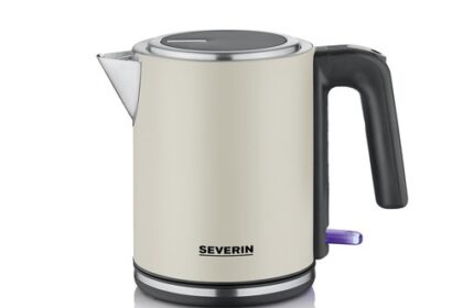 elektrischer Wasserkocher, 1L, mit herausnehmbaren Kalkfilter,