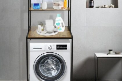 Waschmaschine und Trockner Aufbewahrungsregal,Platzsparendes Standgestell