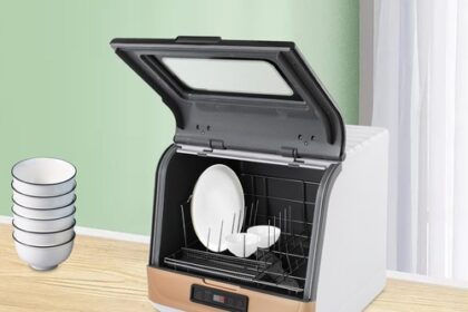 Mini Spülmaschine 35cm Geschirrspüler Tischgeschirrspüler freistehen