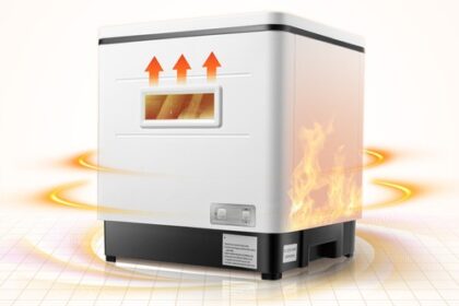 Edelstahl Geschirrspüler 60L Mini Spülmaschine Tischgeschirrspüler