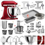 KitchenAid Artisan Küchenmaschine 5KSM175PS Mega-Sparpaket mit
