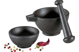 Zassenhaus Mörser-Set, 3-tlg., aus Gusseisen