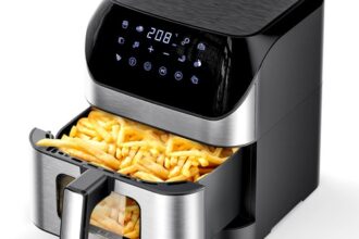 8L Heißluftfritteuse XXL Air fryer Backofen