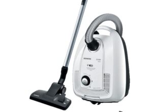 Siemens VSZ4GM338 Staubsauger Silber/Weiß mit Beutel