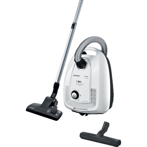 Siemens VSZ4GM338 Staubsauger Silber/Weiß mit Beutel