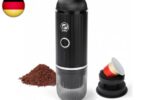 HOTUT Tragbare Elektrische Kaffeemaschine, reise Espressomaschine