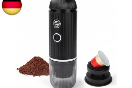 HOTUT Tragbare Elektrische Kaffeemaschine, reise Espressomaschine