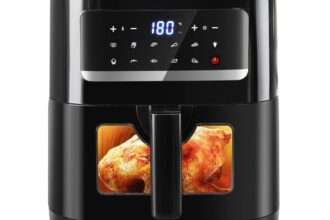 7L Heißluftfritteuse Airfryer mit Sichtfenster XXL
