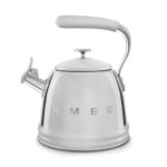 smeg WKF01SS Wasserkocher (2,3 Liter, Edelstahl,