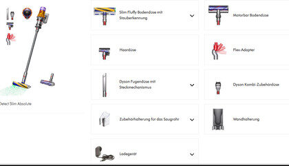 Dyson V12 Slim Absolute Akkustaubsauger –