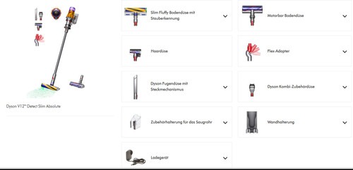 Dyson V12 Slim Absolute Akkustaubsauger –