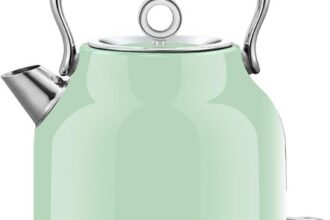 Wasserkocher Edelstahl 1,7L 2000W mit Warmfunktion