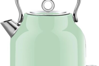 Wasserkocher Edelstahl 1,7L 2000W mit Warmfunktion