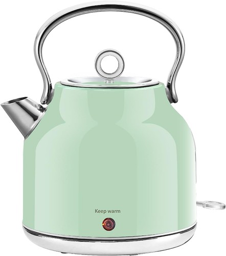 Wasserkocher Edelstahl 1,7L 2000W mit Warmfunktion