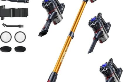 MONSGA X10 Leistungsstarker Akku-Staubsauger – Selbststehendes