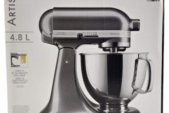KitchenAid Artisan 4,8L Küchenmaschine Medaillon Silber